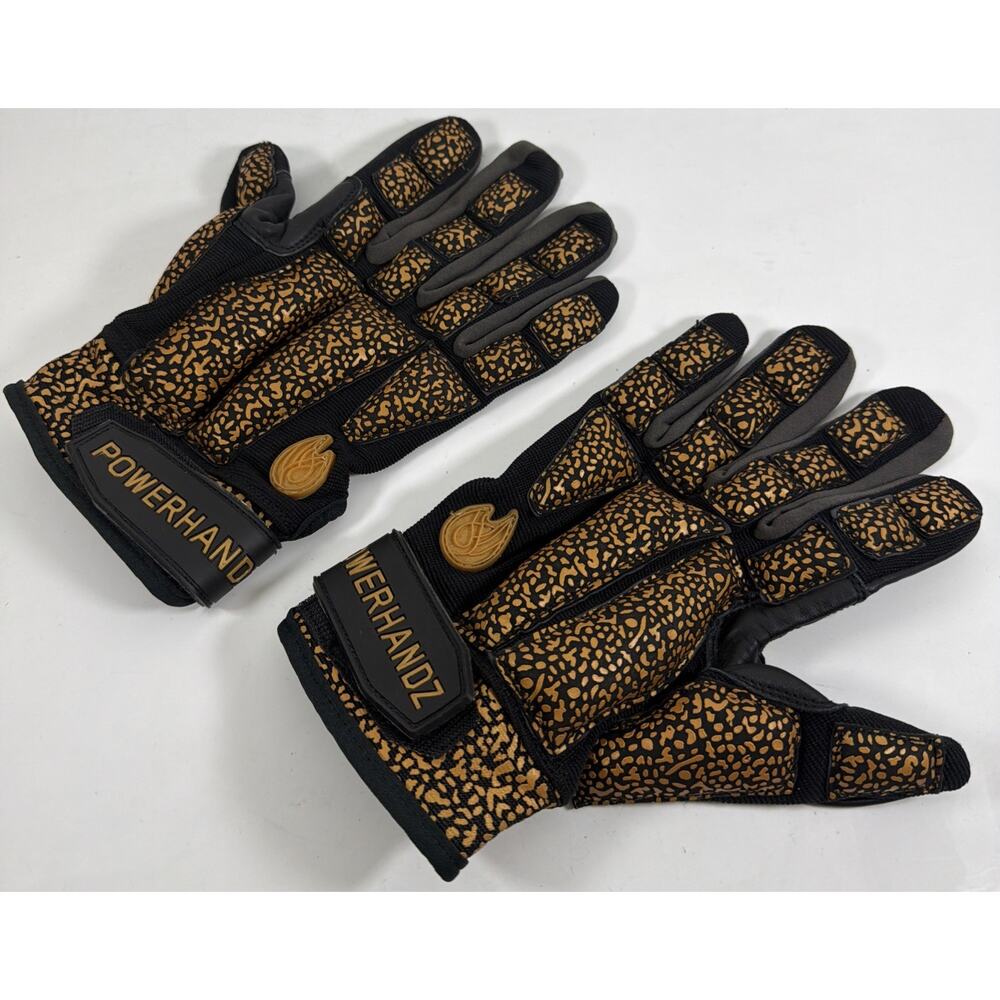 PowerHandz XL Anti Grip Weighted Basketball Training Gloves with Case/Bag